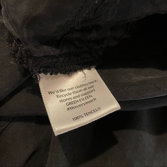 Eileen Fisher | Dark Gray Tencel Joggers - Picture 6 of 8